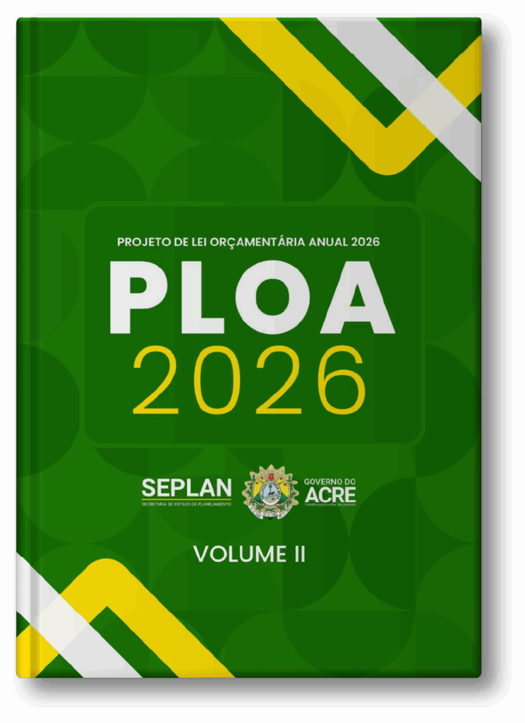 Capa do Projeto de Lei orçamentaria Anual Ploa 2026 - Volume 2